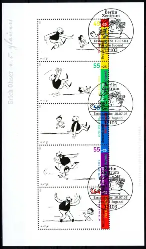 BRD BUND BLOCK KLEINBOGEN 2002 2019 Block 63-ES SD061F6