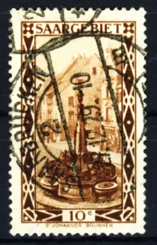 SAARGEBIET 1926 Nr 108 zentrisch gestempelt 3BEDC6