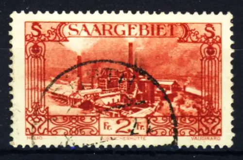 SAARGEBIET 1926 Nr 119 gestempelt 3BEF3E
