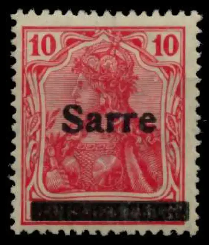 SAARGEBIET GERMANIA Nr 6aI ungebraucht 97D962