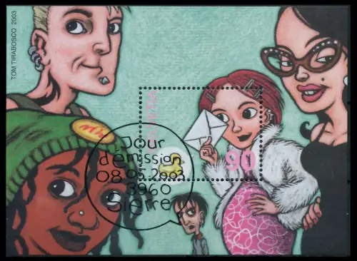 SCHWEIZ BLOCK KLEINBOGEN 2000-2009 Block 34 ESS 50BE62