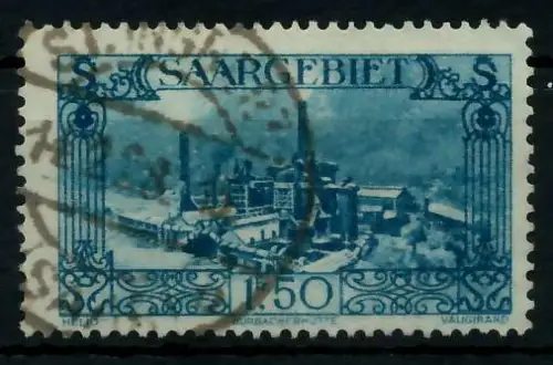 SAARGEBIET 1926 Nr 118 gestempelt 79529A