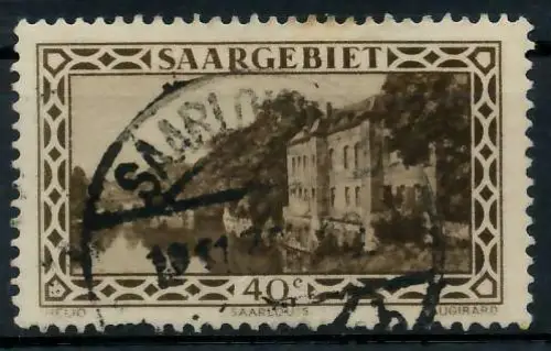 SAARGEBIET 1926 Nr 113 zentrisch gestempelt 7B220A