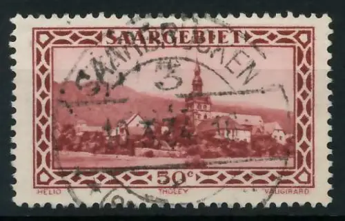 SAARGEBIET 1926 Nr 114 zentrisch gestempelt 893EEE