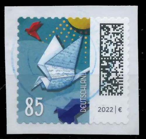 BRD BUND DS WELT DER BRIEFE Nr 3652 zentrisch gestempelt BRF A36726