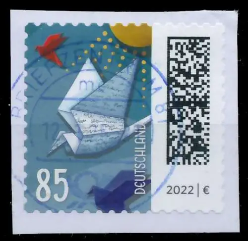 BRD BUND DS WELT DER BRIEFE Nr 3652 zentrisch gestempelt BRF A3672E