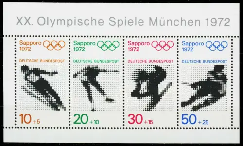 BRD BUND BLOCK KLEINBOGEN 1949 1989 Block 6 postfrisch SDA37F6