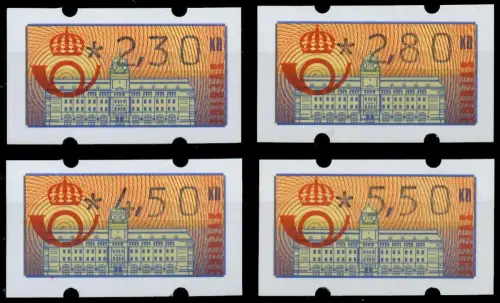 SCHWEDEN AUTOMATENMARKEN Nr 2-02.30 - 2-05.50 ungebraucht SDB124A