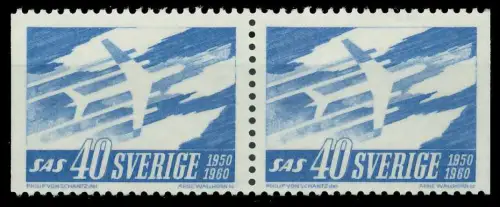 SCHWEDEN 1961 Nr 467Dl Dr postfrisch WAAGR PAAR SDBA40E
