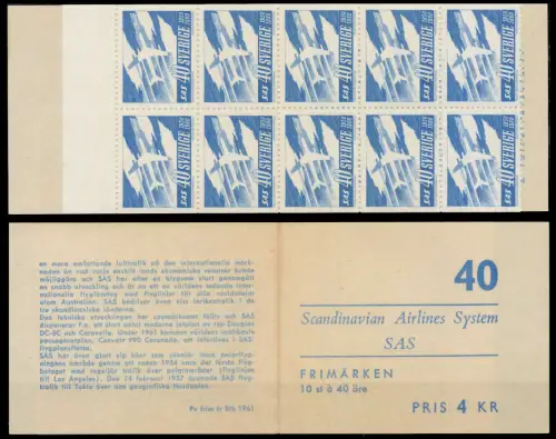 SCHWEDEN MARKENHEFTCHEN Nr MH-467 postfrisch MH SE098AA