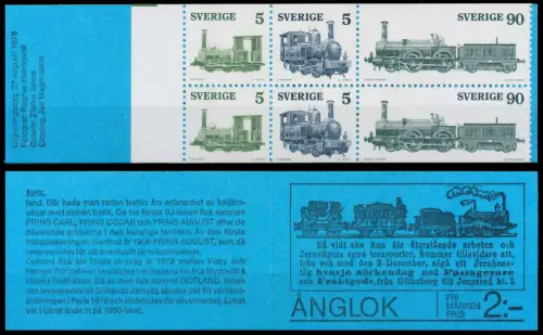 SCHWEDEN MARKENHEFTCHEN Nr MH 52 postfrisch SE09B82
