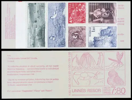 SCHWEDEN MARKENHEFTCHEN Nr MH 67 postfrisch A970AA