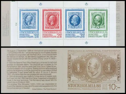 SCHWEDEN MARKENHEFTCHEN Nr MH 94 postfrisch A970F6