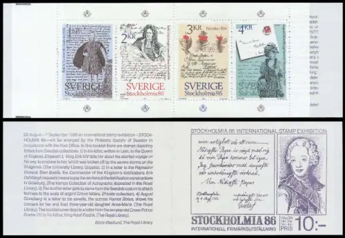 SCHWEDEN MARKENHEFTCHEN Nr MH 100 postfrisch A9717A