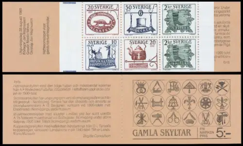 SCHWEDEN MARKENHEFTCHEN Nr MH 108 postfrisch A971B6