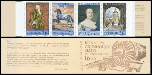 SCHWEDEN MARKENHEFTCHEN Nr MH 123 postfrisch A97236