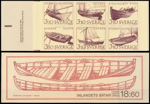 SCHWEDEN MARKENHEFTCHEN Nr MH 128 postfrisch SE09E52