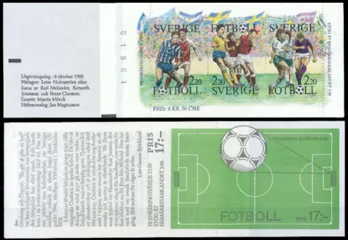 SCHWEDEN MARKENHEFTCHEN Nr MH 134 BNR postfrisch SE09E9E