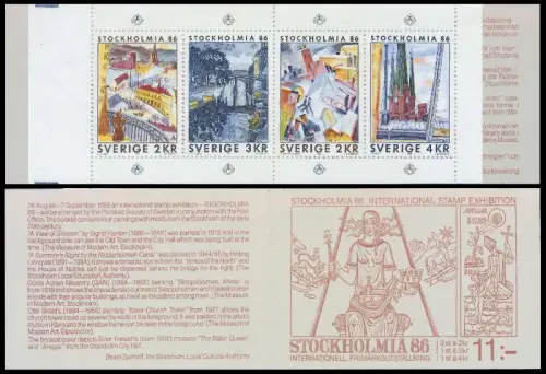 SCHWEDEN MARKENHEFTCHEN Nr MH 107 postfrisch A972D6