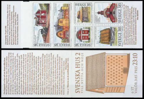 SCHWEDEN MARKENHEFTCHEN Nr MH 214 postfrisch SE09F2E