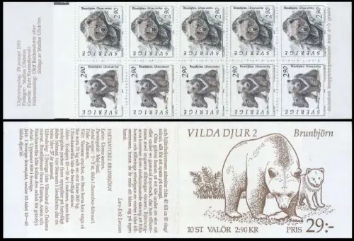 SCHWEDEN MARKENHEFTCHEN Nr MH 178 postfrisch AA0A62