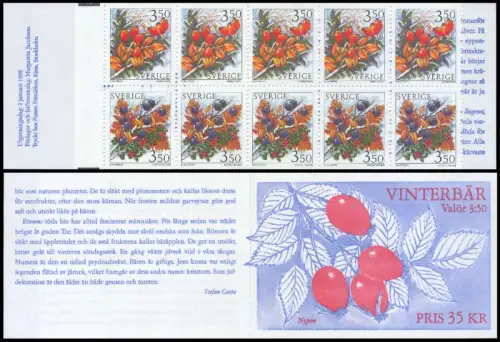 SCHWEDEN MARKENHEFTCHEN Nr MH 211 postfrisch AA0A9E