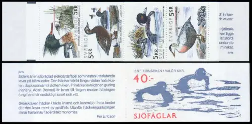 SCHWEDEN MARKENHEFTCHEN Nr MH 185 postfrisch AA0AB6