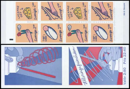 SCHWEDEN MARKENHEFTCHEN Nr MH 173 postfrisch AA0AC2