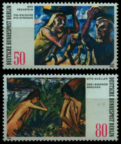 BERLIN 1982 Nr 678-679 postfrisch SE891B2