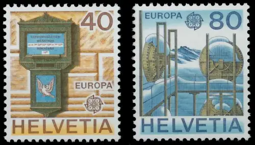 SCHWEIZ 1979 Nr 1154-1155 postfrisch S40AC2A