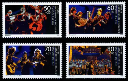 BERLIN 1988 Nr 807-810 postfrisch S456A12