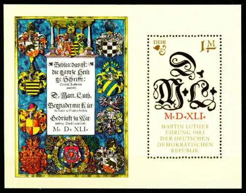 DDR BLOCK KLEINBOGEN Block 73 postfrisch S29148A