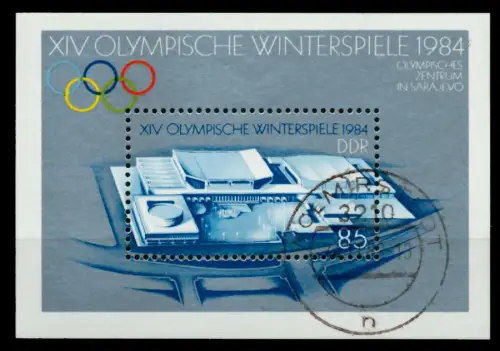 DDR BLOCK KLEINBOGEN Block 74 gestempelt S2914B6