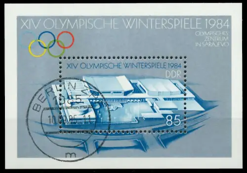 DDR BLOCK KLEINBOGEN Block 74 gestempelt S80EEFE