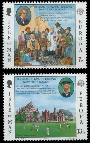 ISLE OF MAN 1980 Nr 164-165 postfrisch AD04BE