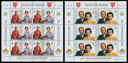 ISLE OF MAN Nr 319KB-321KB zentrisch gestempelt AD06BE