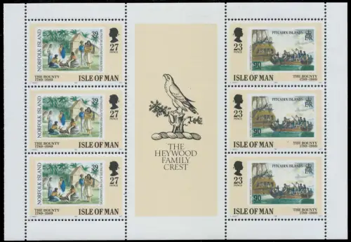 INSEL-MAN HEFTCHENBLATT Nr HB 15 postfrisch MH AD0826