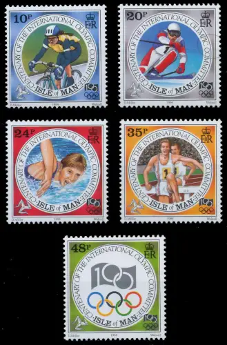 ISLE OF MAN 1994 Nr 609-613 postfrisch AD0AA2