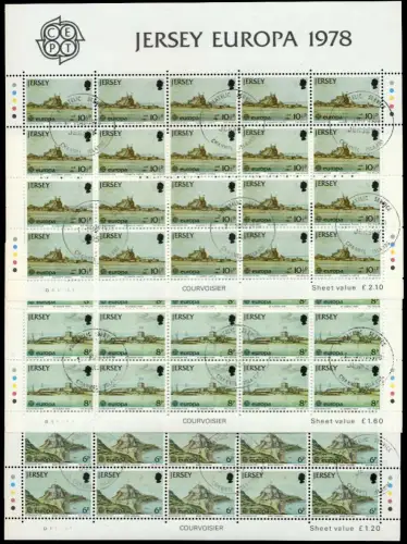 JERSEY Nr 177KB-179KB gestempelt 7C7CF6