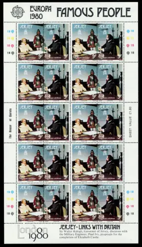 JERSEY 1980 Nr 219KB-222KB postfrisch 6C194E