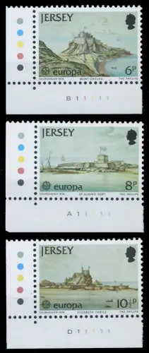 JERSEY 1978 Nr 177-179 postfrisch ECKE-ULI AE237E