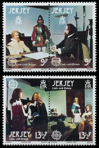JERSEY 1980 Nr 219WP-222WP postfrisch SE66616