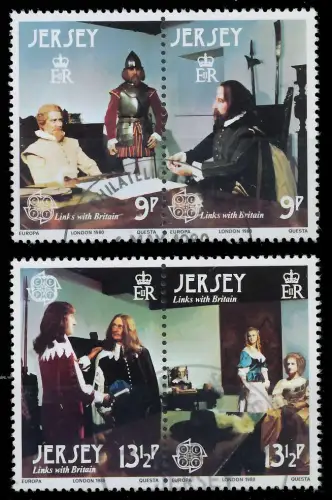 JERSEY 1980 Nr 219WP-222WP gestempelt AE2462