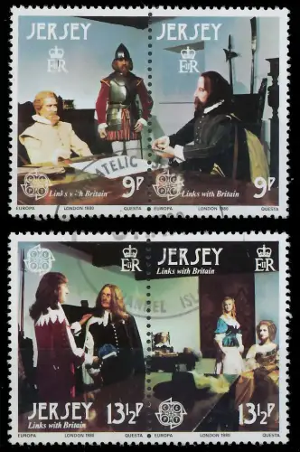 JERSEY 1980 Nr 219WP-222WP gestempelt AE246A