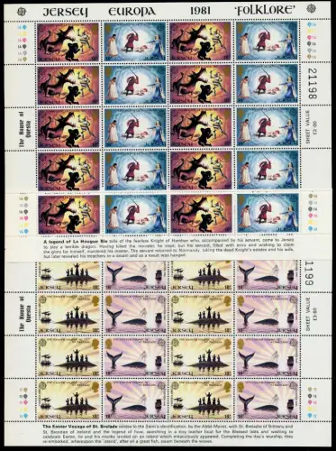 JERSEY Nr 253KB-256KB postfrisch 7C7CDA