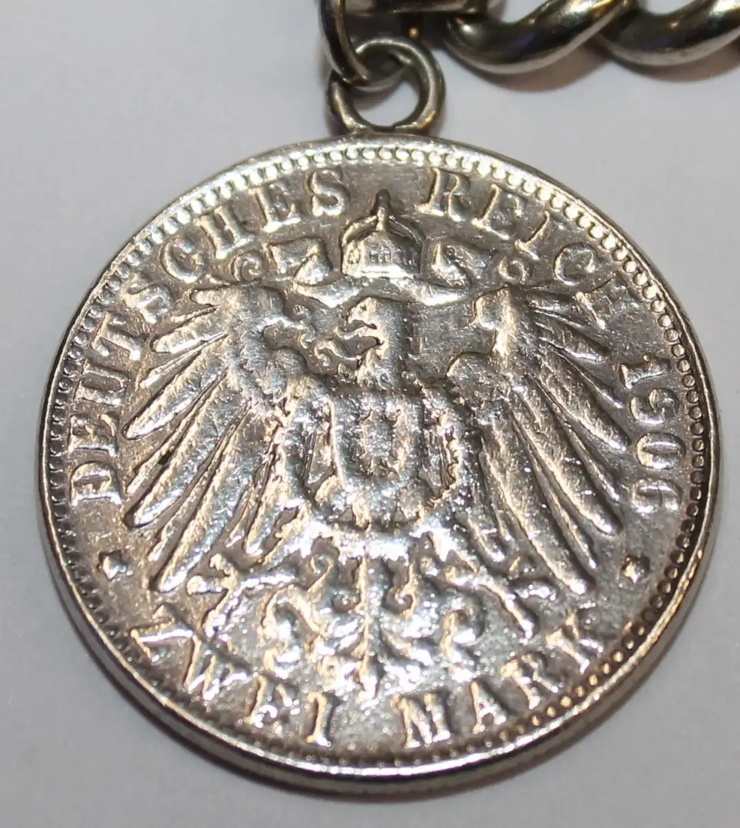 Antikes Silber Armband mit 3 großen Silbermünzen - Trachtenschmuck - Antikschmuck - Milleartifex 1