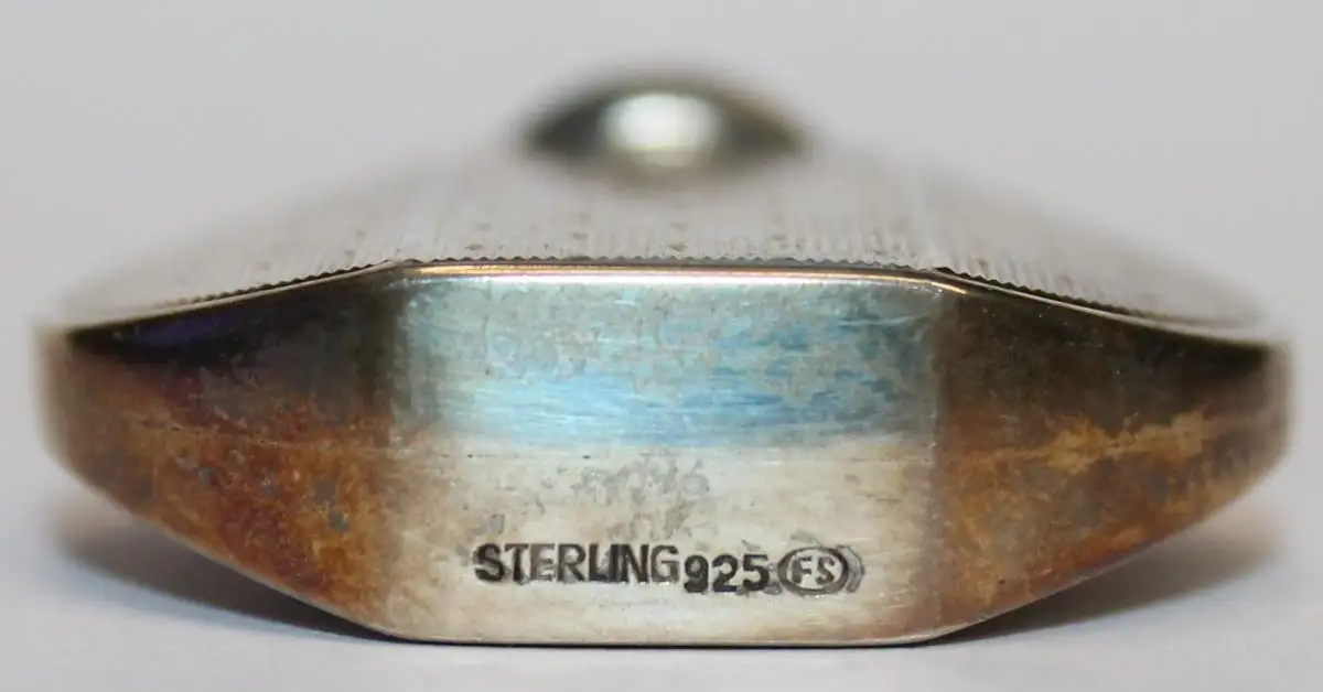 Stilvoller Franz Scheuerle Parfüm Flacon aus Sterling Silber - FS Punze Vintage Art Deco - Milleartifex 2