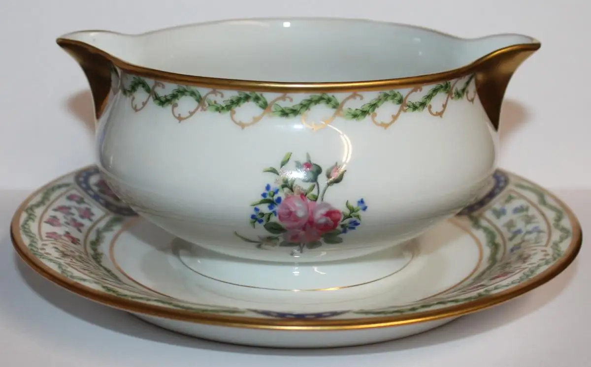 Limoges Haviland Louveciennes - Porzellan Sauciere - Hochwertig - neuwertig - Vitrinenobjekt - Milleartifex 0