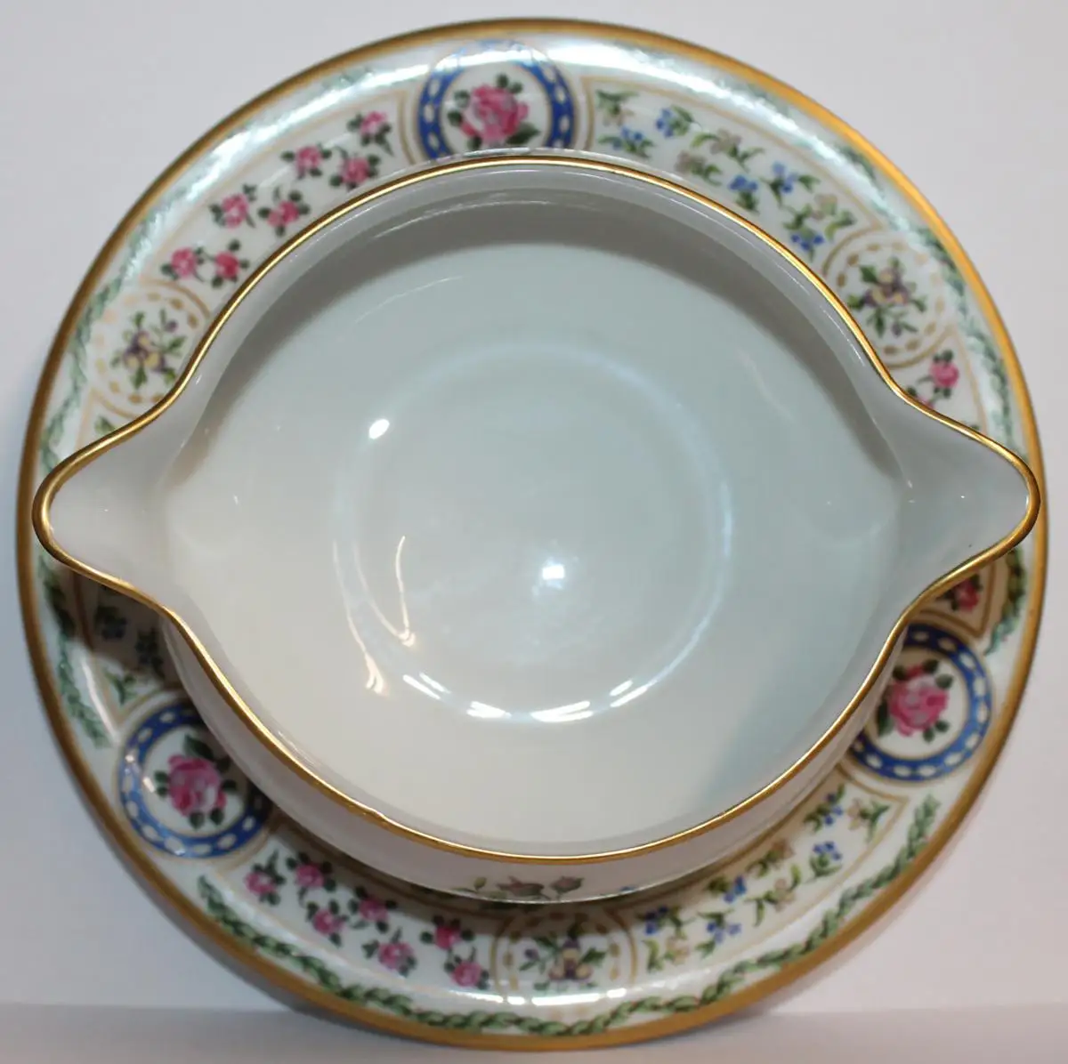 Limoges Haviland Louveciennes - Porzellan Sauciere - Hochwertig - neuwertig - Vitrinenobjekt - Milleartifex 2
