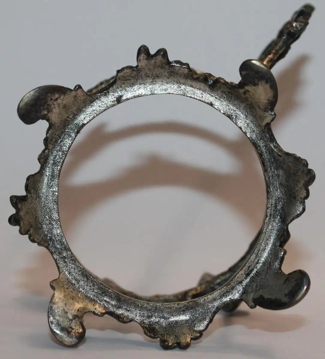 Schönes antikes Jugendstil Teeglas aus Metall und Glas um 1890 / 1900 - Sammlerstück / Vitrinenobjekt - Milleartifex 4